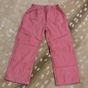 Cecil and Lou Kids Red Checkered Pants